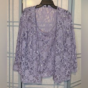 Lavender Lace Women's Top
